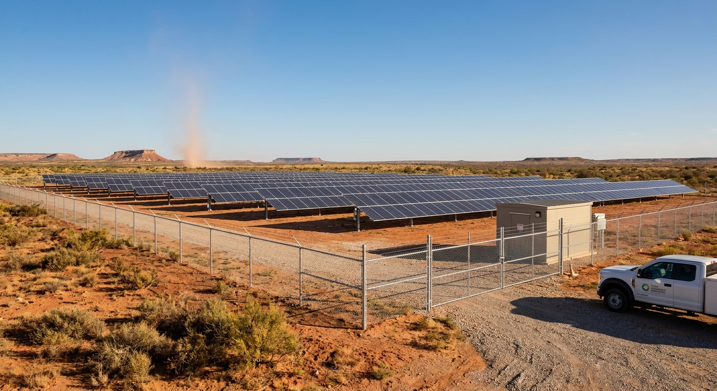Solar Farm Perimeter