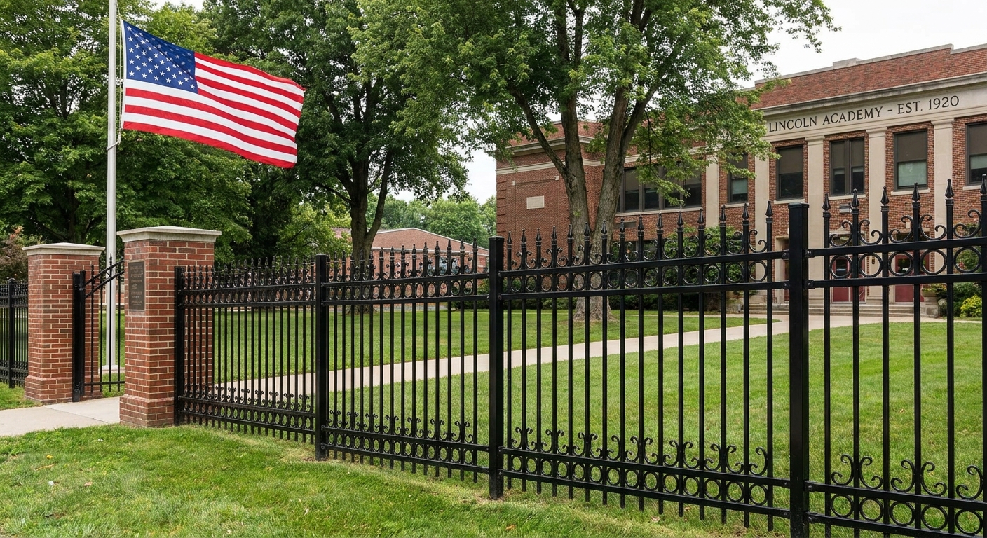 Ornamental Campus Fencing