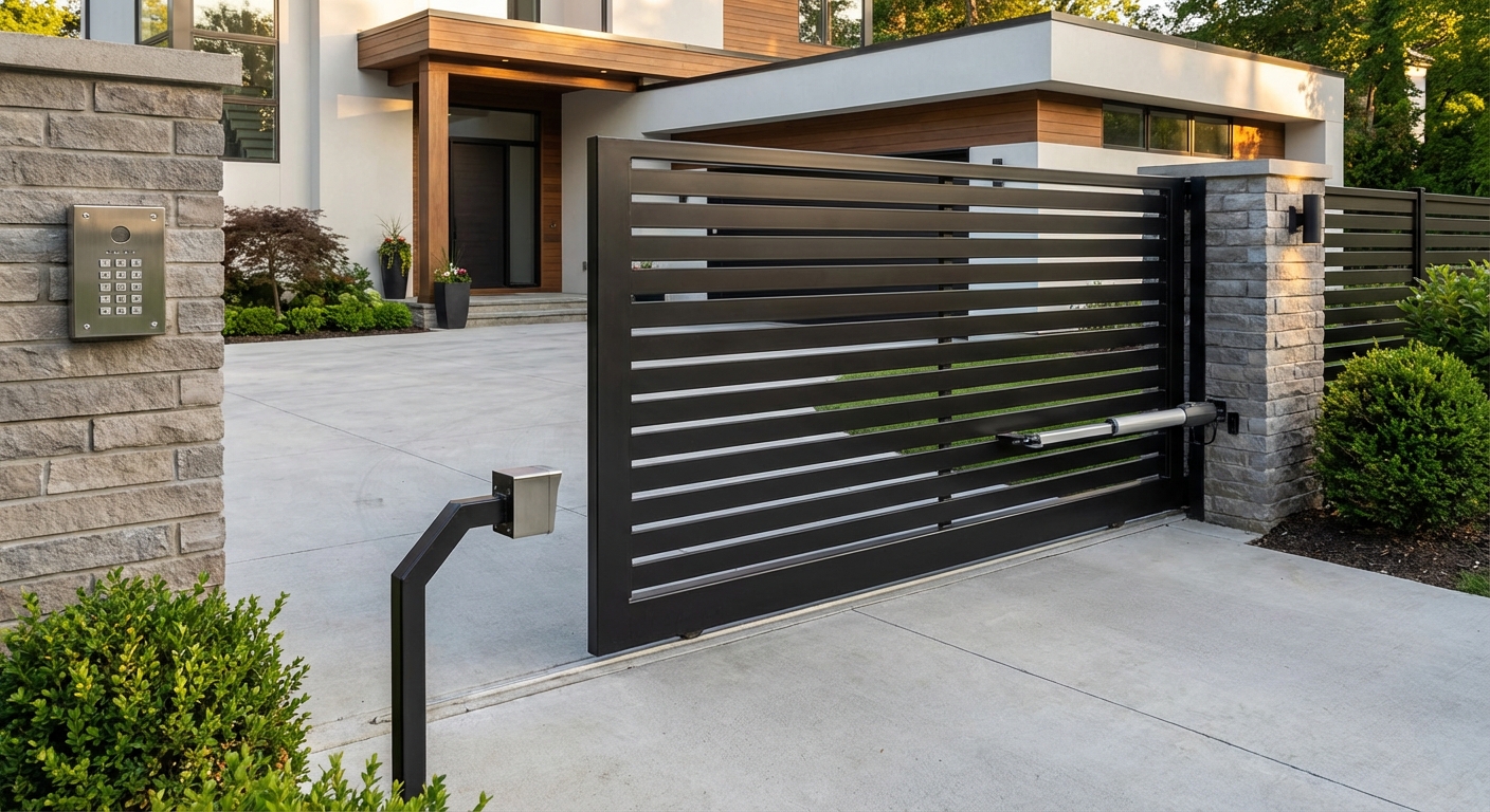 Commercial Double Drive Gate