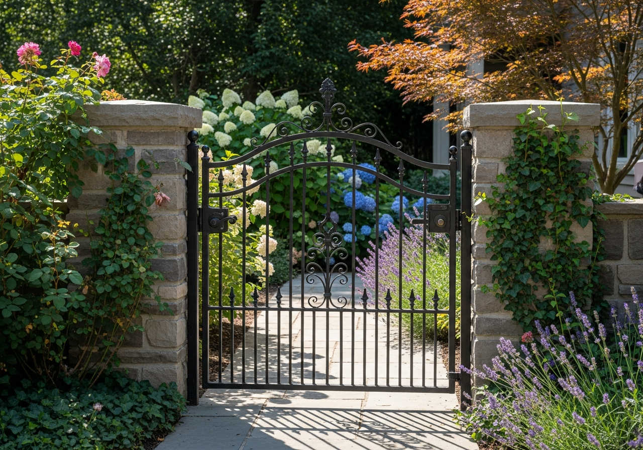 Custom Steel Frames for Walk Gates