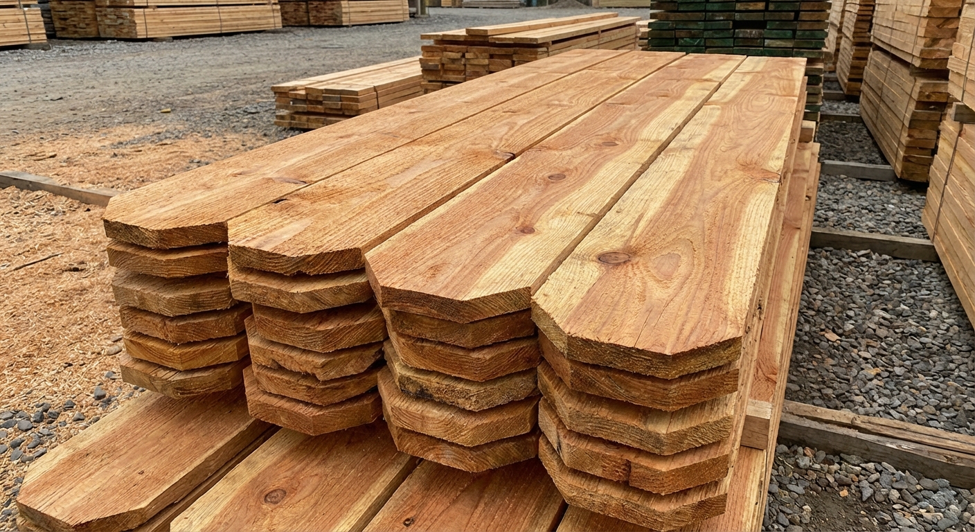 1" x 8" x 6' Japanese Cedar