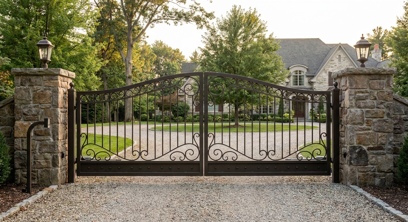 Swing Driveway Gate