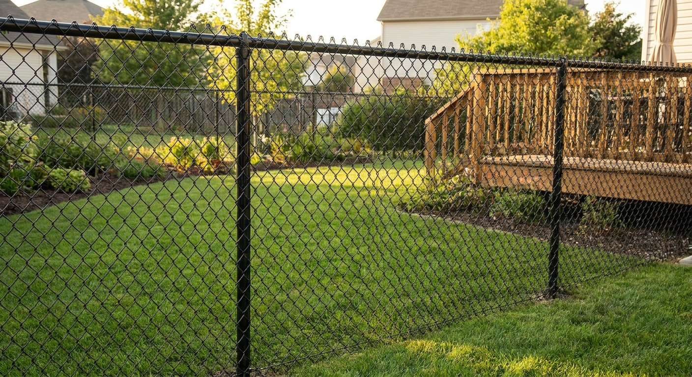 Black PVC Chain Link