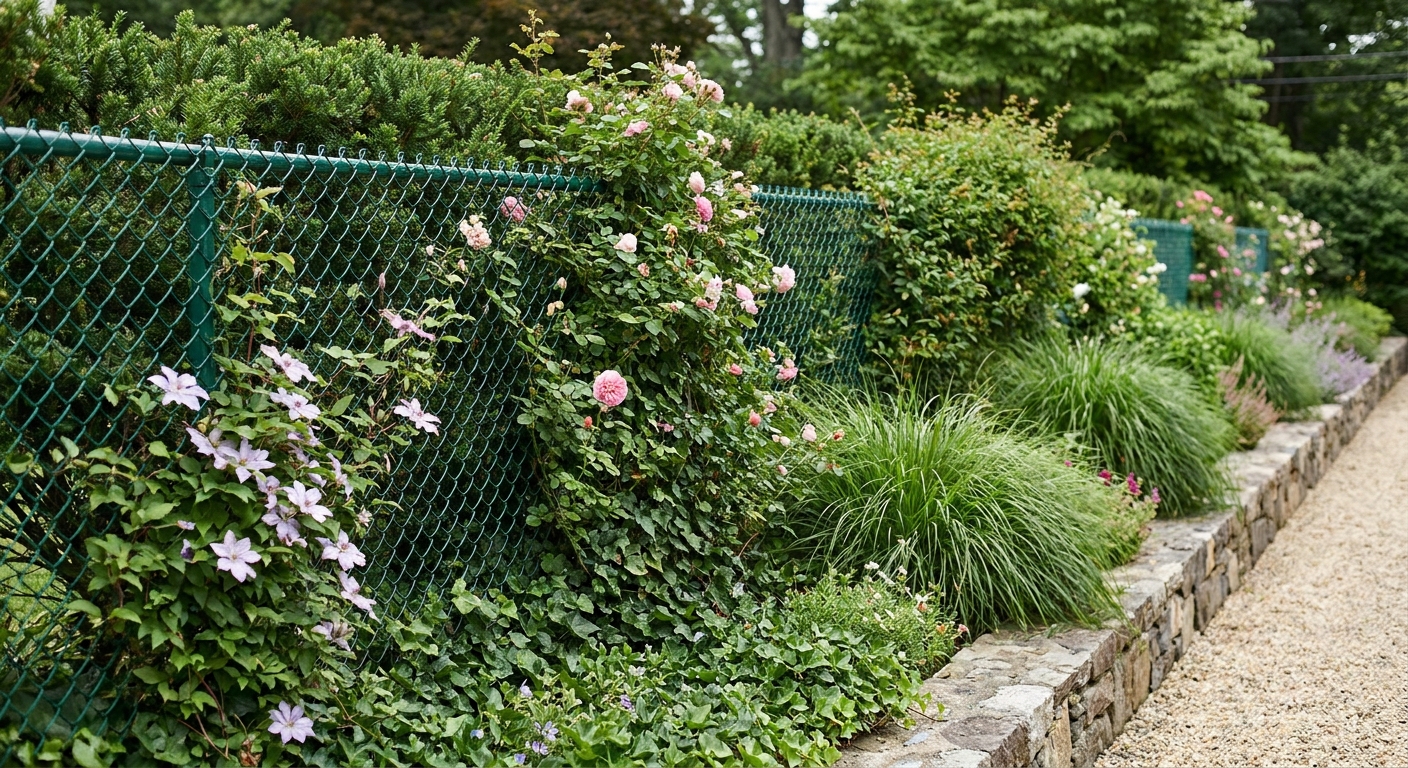 Green PVC Chain Link